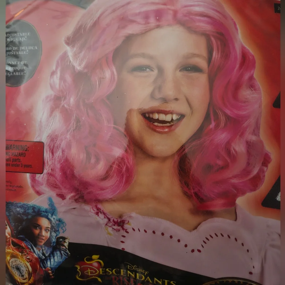 Disney Descendents The Rise Of Red Bridget Costume Dress With Wig Included NEW - Picture 8 of 9